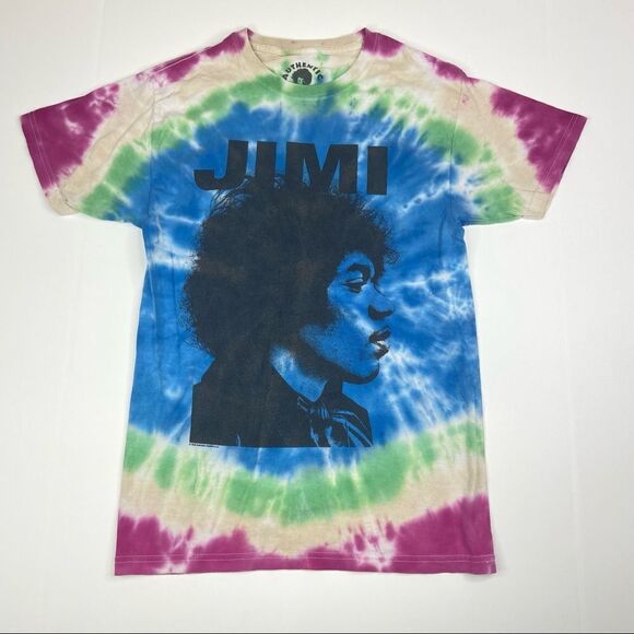 Jimi Hendrix Tie-Dye Short Sleeve Tee Size Small - Picture 1 of 4
